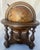 Vintage Mid Century Modern Wooden Tabletop Globe Zodiac, Italy For Sale - Image 4 of 8