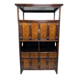 Korean Sabang-Takja / Samchung-Jang Double-Tier Cabinet, 1920s For Sale