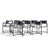 Mid-Century Modern Matteo Grassi "Mg" Mid Century Italian Leather Dining Chairs - Set of 10 For Sale - Image 3 of 11