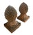 Italian Pair of Italian Vintage Terracotta Pineapple Finials For Sale - Image 3 of 11