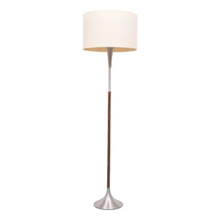Floor Lamp in Aluminum attributed Raak, Holland, 1978 For Sale