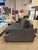 Contemporary Sota by Massimo Scolari for Giorgetti Black & Smoke Gray Wool Sofa For Sale - Image 3 of 9