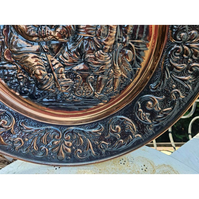 Copper Bas-Relief Beer Tavern, 1950s For Sale - Image 6 of 9