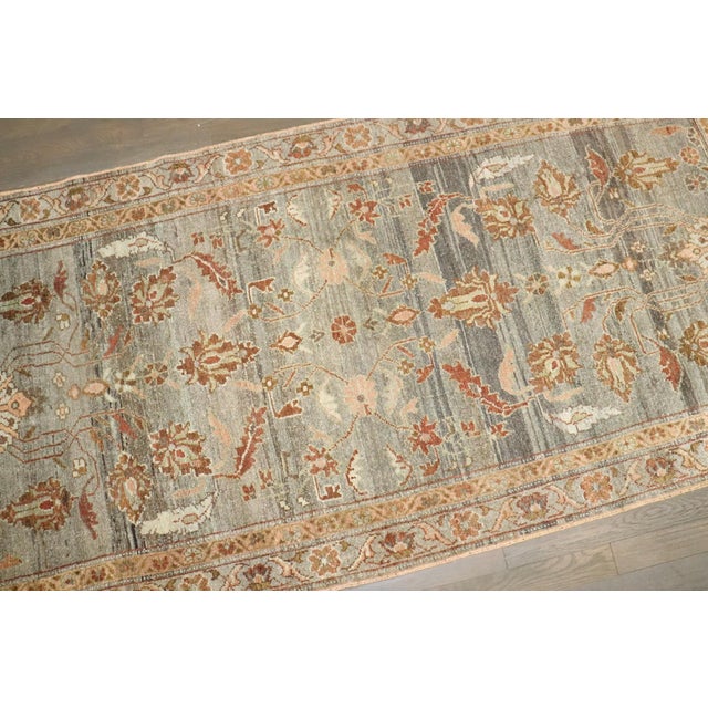 Gray Small Persian Malayer Rug For Sale In New York - Image 6 of 8