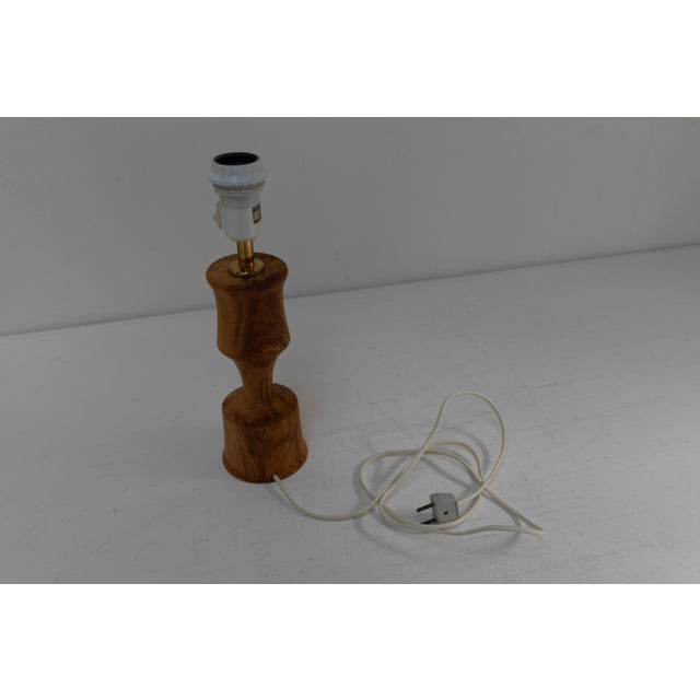 Danish Wooden Table Lamp, 1970s For Sale - Image 17 of 18