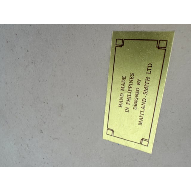 Vintage Maitland Smith Smith Wrought Iron Console W Composite Stone Top For Sale In Miami - Image 6 of 13