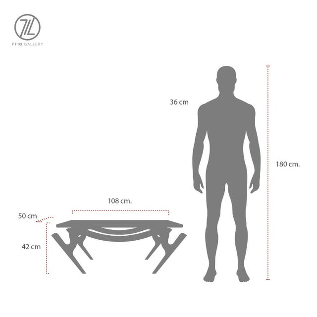 1950s Floating Coffee Table by Eugenio Escudero For Sale - Image 6 of 6