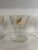 Libbey Glass Co. 1950s Set of 5 Libbey Glass Golden Foliage Champagne Coupes or Dessert Glasses For Sale - Image 4 of 10