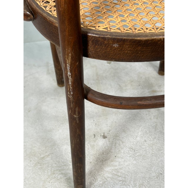 Thonet Vintage Thonet Style Bentwood Armchair For Sale - Image 4 of 10