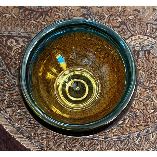 1960s Kosta Sweden Sommerso Vase by Vicke Lindstrand For Sale In San Francisco - Image 6 of 7