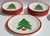 Set 12 Pfaltzgraff Marimekko Oy Christmas Tree Red Band Design Dinnerware Late 20th Century For Sale - Image 10 of 16