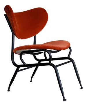 Midentury Chair in Orange