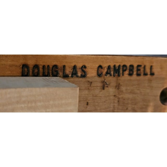 Late 20th Century Douglas Campbell Benchmade Tiger Maple King Size Pencil Post Canopy Bed Maine For Sale - Image 10 of 10
