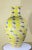 Yellow Large Persian Vintage Hand Painted Ceramic Fish Vase For Sale - Image 8 of 13