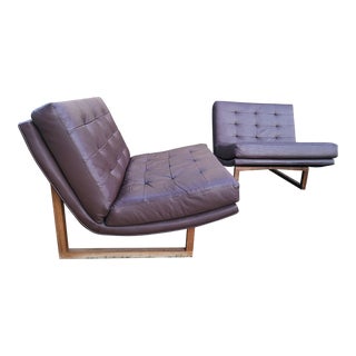 Griffin Lounge Chairs by Lawson Fenning For Sale