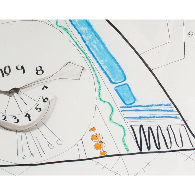 Black 1972 Mixed Media Painting by James L. Bruch For Sale - Image 8 of 8