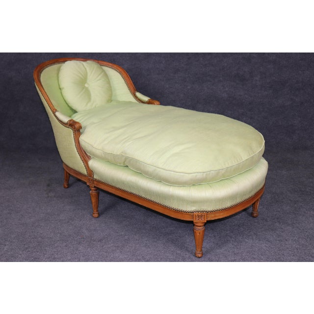 An exceptionally elegant French Louis XVI style daybed dating from the 1930s, this refined piece embodies the timeless...