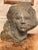 Contemporary Female Sculpture Carved Stone Bust of a Woman Signed by Artist Charles Cutler - Mid Century For Sale - Image 3 of 11