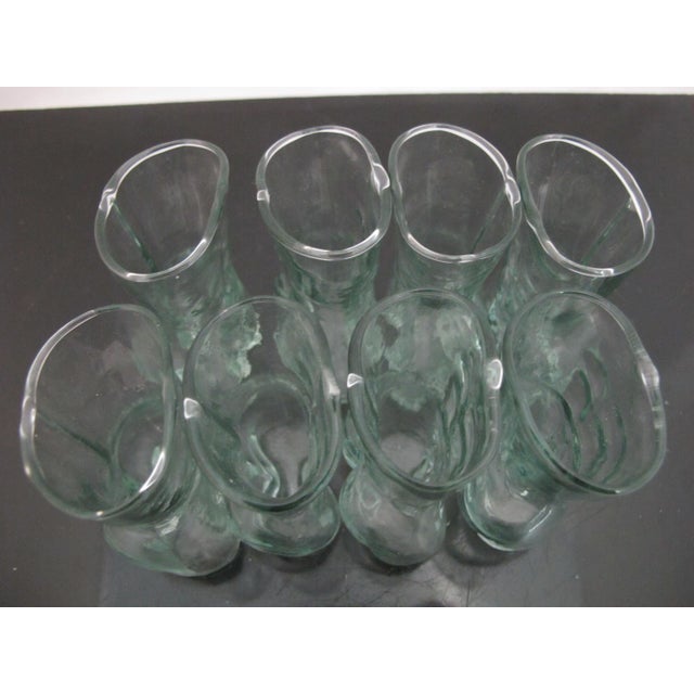 Transparent Nude Male Torso Anatomically Correct Clear Cocktail Party Shot Glass Set of 8 For Sale - Image 8 of 9