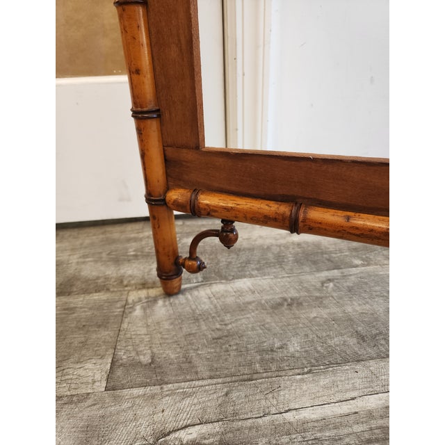 Antique 19th Century French Aesthetic Movement Faux Bamboo Room Divider/ Screen Frame For Sale - Image 15 of 18