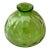 Green Glass Thumbprint Vase by Empoli For Sale