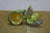 Ceramic Late 20th Century Zsolnay Eosin Hungarian Iridescent Green Art Deco Frog & Girl Figurines 3" For Sale - Image 7 of 13