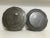 Early 19th Century Old English Tudor Rose Hallmarked Pewter Platters- a Pair For Sale - Image 9 of 11