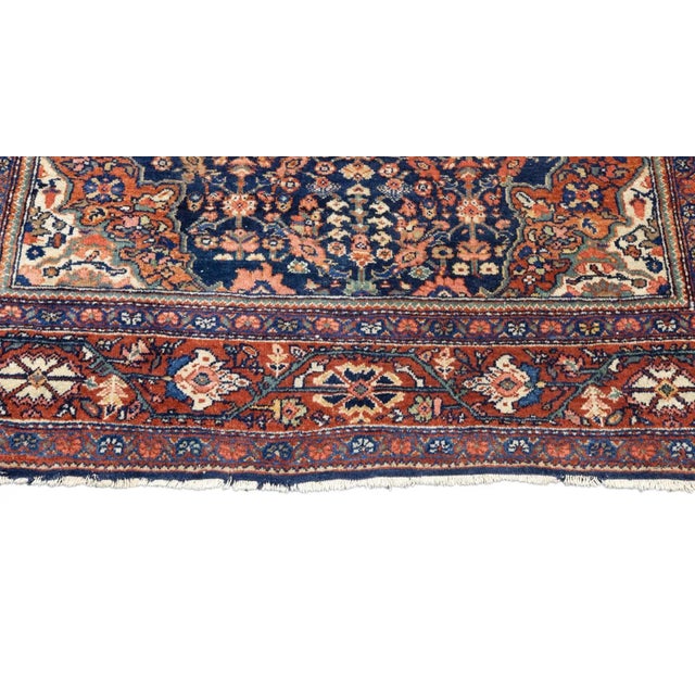 Antique Farahan Sarouk Rug 4'3'' x 6'10'' For Sale - Image 9 of 12
