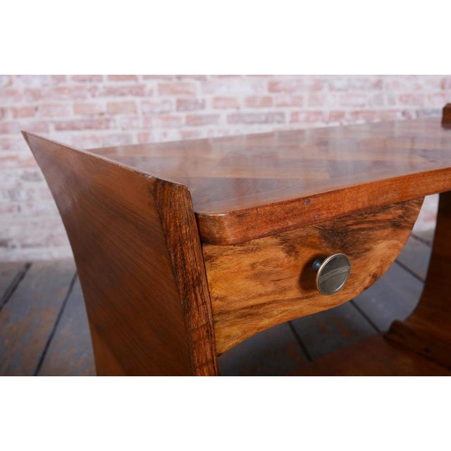 Art Deco Side Table in Walnut, France, 1920s For Sale - Image 10 of 17
