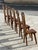 Mid-Century Modern French Sculptural Olive Wood High-Back Chairs in the style of Alexandre Noll, 1960s, Set of 6 For Sale - Image 3 of 15