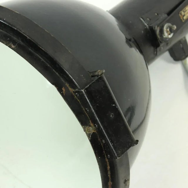 1960s Large Industrial Black Spotlight, 1960s For Sale - Image 5 of 12