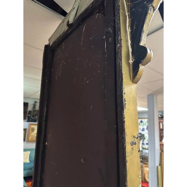 Antique Baroque Gilt Monumental Pier Mirror For Sale - Image 11 of 11