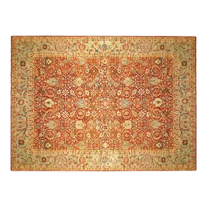Antique Persian Sultanabad Oriental Carpet, Room Size, with Floral Elements