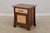 Pair of Studio Crafted Tiger Maple & Walnut Nightstands For Sale - Image 4 of 14