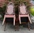 Antique Walnut Boudoir Chairs Victorian Side Spindle Carved Pair 1880s Coral For Sale - Image 10 of 12
