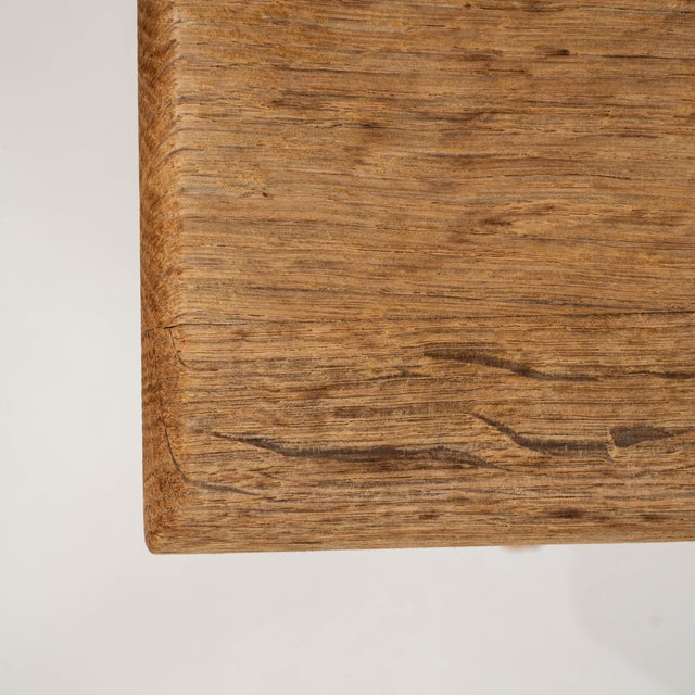 Mid 20th Century French Oak Bar Table With Hidden Storage For Sale - Image 11 of 18