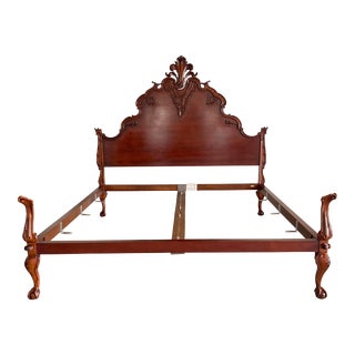 Ralph Lauren for Henredon King Size Cherry Bed For Sale