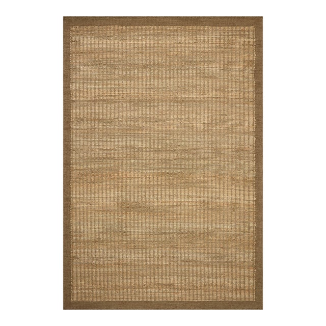 Amber Lewis x Loloi Lilah Natural / Bark 2'-3" x 3'-9" Accent Rug For Sale