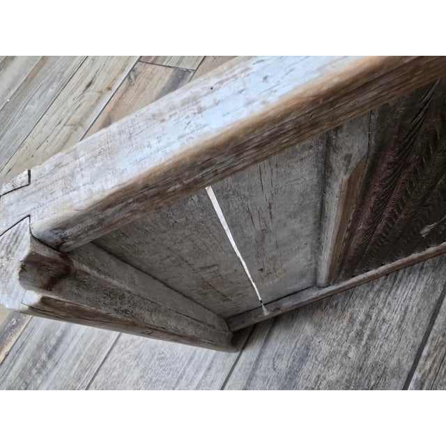 Wood Antique Howard Woodenware Washboard With Dovetail Joinery For Sale - Image 7 of 12