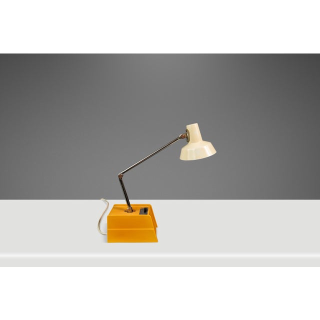 Tensor adjustable desk or table lamp with perfect 1970's styling is small in size but great for tight space for its small...