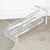 Mid Century Modern Pedestal Lucite Square Table Display Art Vintage Clear MCM For Sale In Sacramento - Image 6 of 12