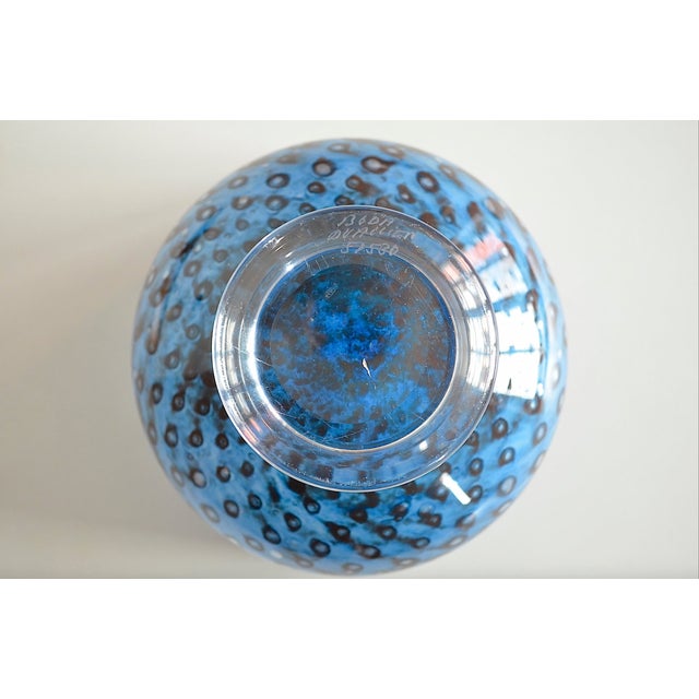 Kosta Boda Large Glass Art Bowl by Bertil Vallien for Kosta Boda For Sale - Image 4 of 6