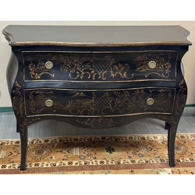 Design Plus Gallery presents a Bombe Chest from John Richard. From one of his earliest creations comes with Asian inspired...