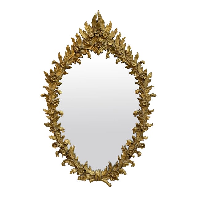 Vintage Gold Mirror For Sale