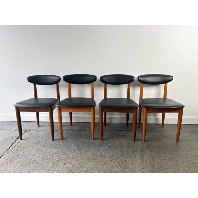 Black Mid-Century Extending Dining Table and Chairs from Schreiber, 1970s, Set of 5 For Sale - Image 8 of 15