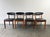 Black Mid-Century Extending Dining Table and Chairs from Schreiber, 1970s, Set of 5 For Sale - Image 8 of 15
