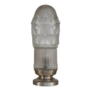 1930s French Art Deco Lamp by Henri Dieupart & Simonet Freres - France For Sale