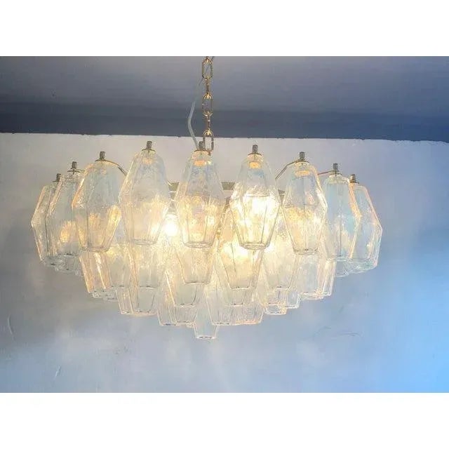 Opalino Murano Glass Poliedro Sputnik Chandelier For Sale - Image 9 of 10