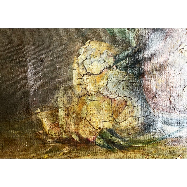 B. Vermorgken, Roses in a Vase, 1800s, Oil Painting For Sale - Image 6 of 13