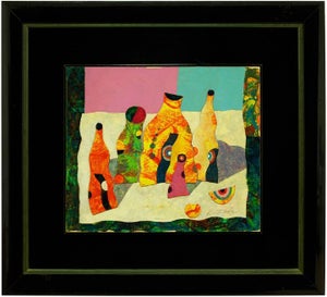 Harry Guttman, Mixed Media Mod Bottles with Targets, Avant Garde Painting